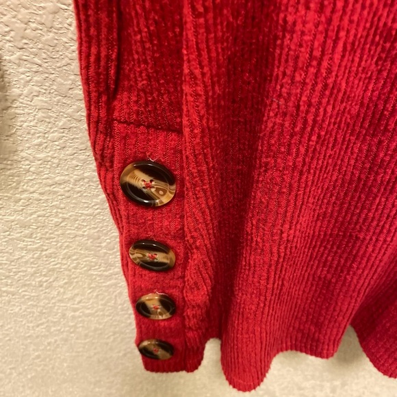 Red sweater dress - Picture 5 of 5